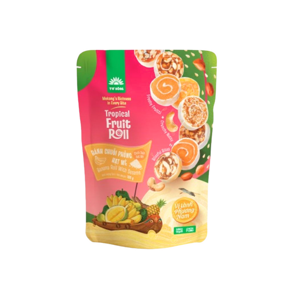 Tu Bong Banana Roll with White Sesame \Best Before 2026-02-25/