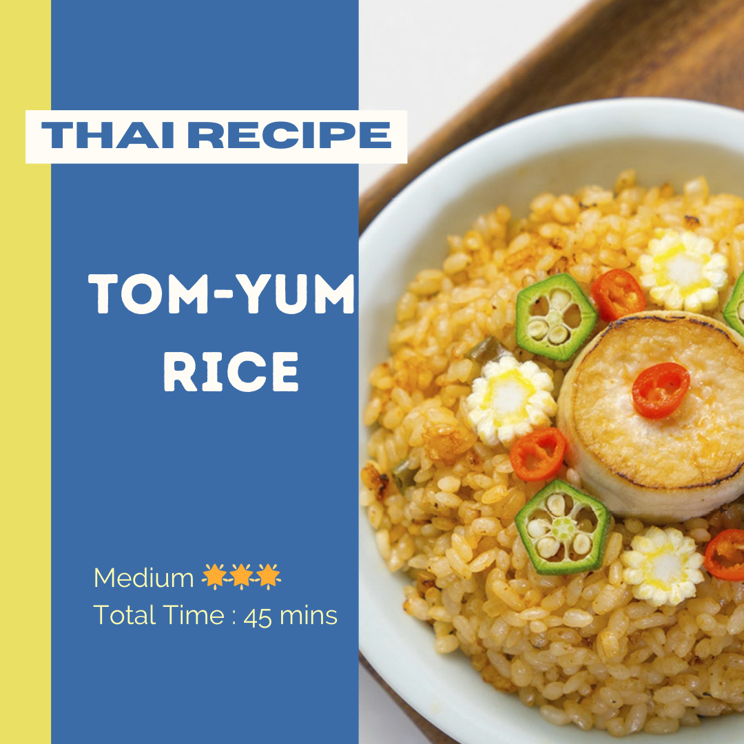 Tom-Yum Rice Recipe - Medium ⭐️⭐️⭐️