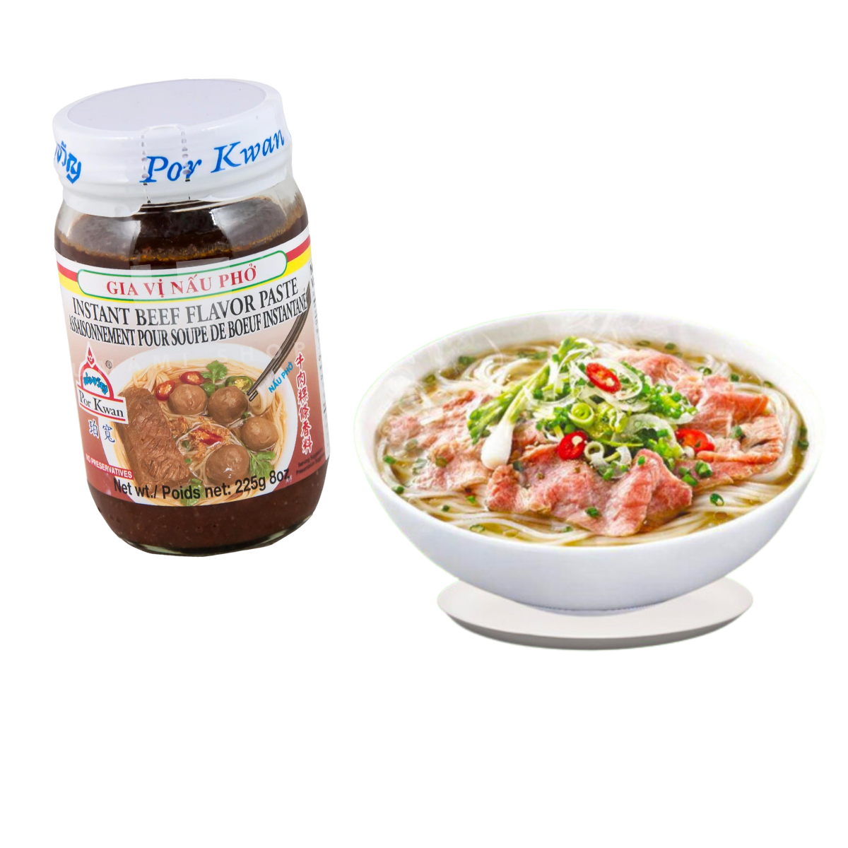 Por Kwan Gia Vị Nấu Phở 即食牛肉風味醬