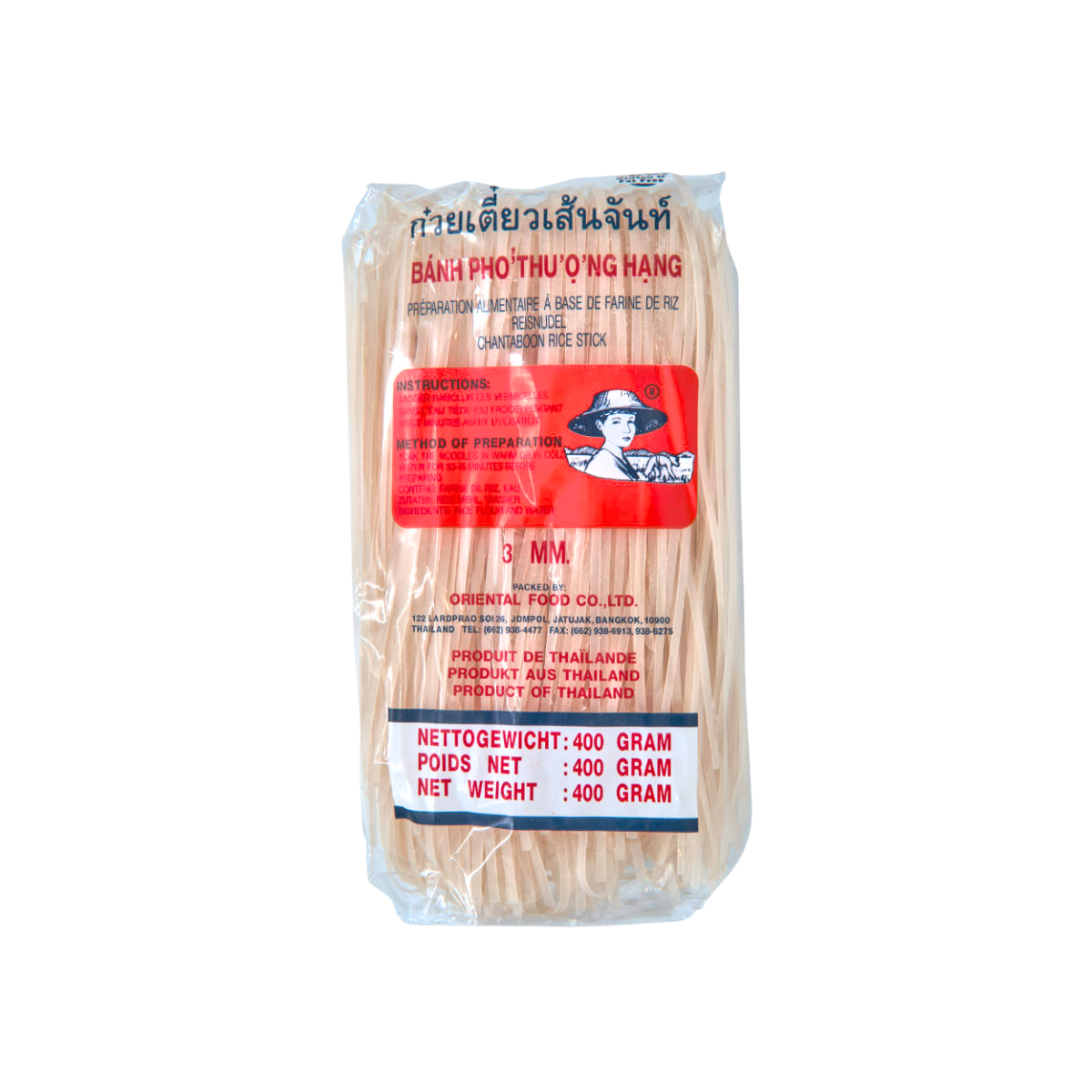 Lady Farmer 3mm Rice Stick Noodle (M)