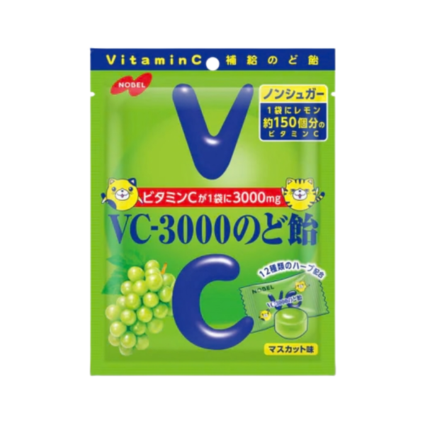 Nobel Confectionery VC-3000 Throat Lozenges [Muscat]