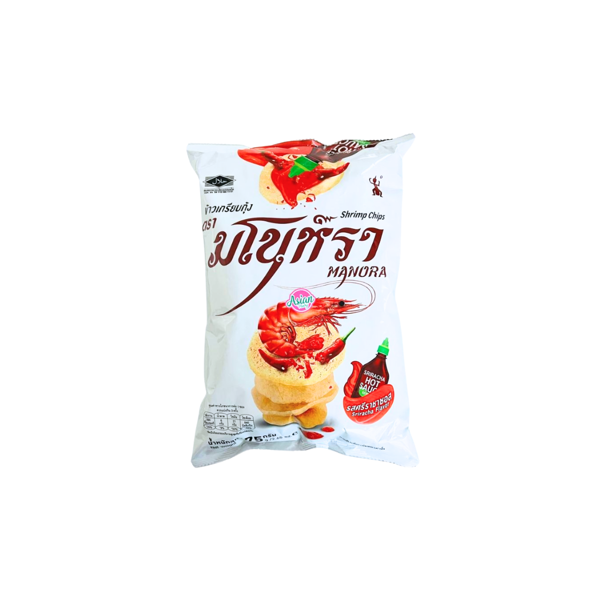 Manora Cooked Shrimp Chips [Sriracha Flavour]