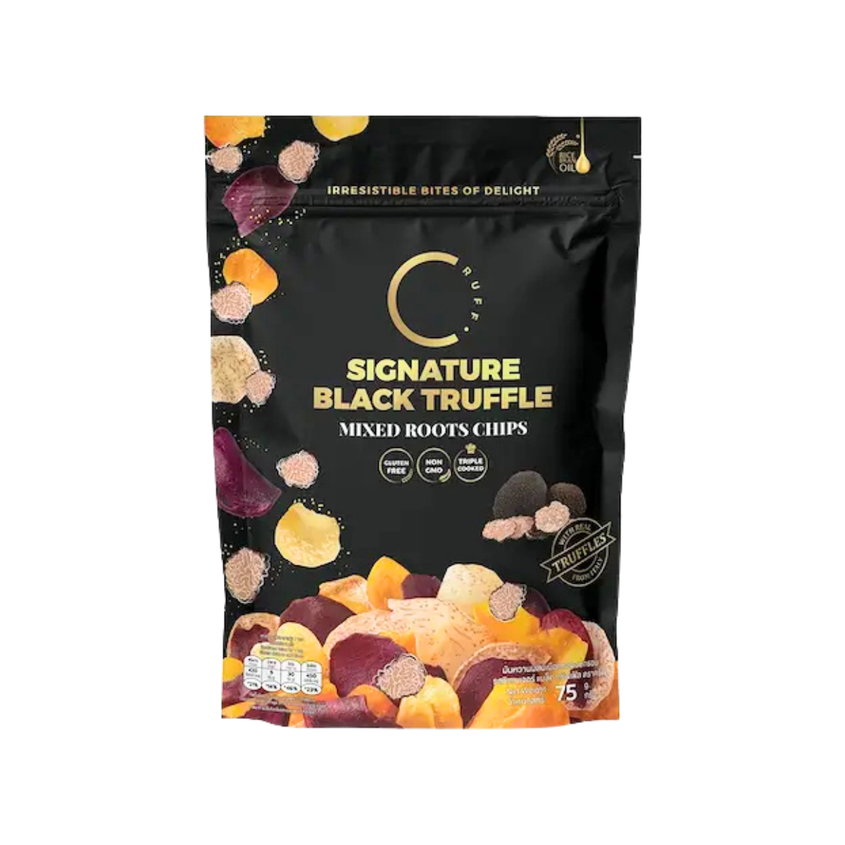 Cruff Signature Black Truffle Roots Chips