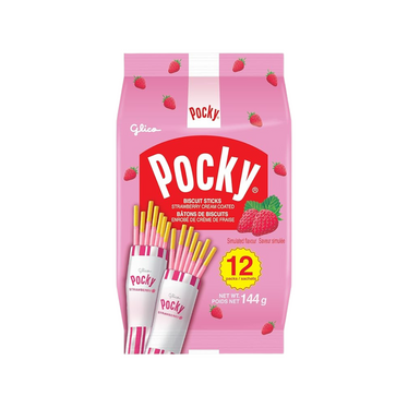 Glico Pocky Strawberry Biscuits Sticks