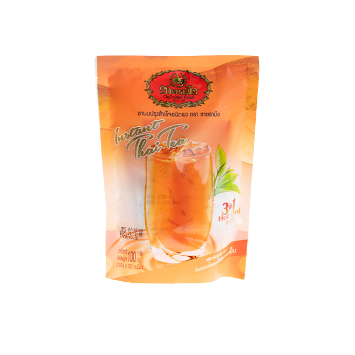 ChaTraMue No.1 Instant Thai Tea 3-in-1